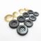 Металла черноты кнопки отверстия цвета 4 текстильная промышленность ABS Arcylic пластикового пластиковая